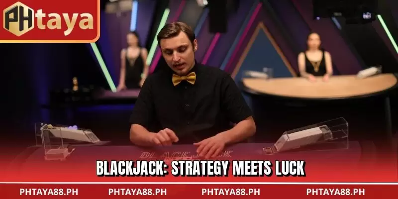 Blackjack: Strategy meets luck