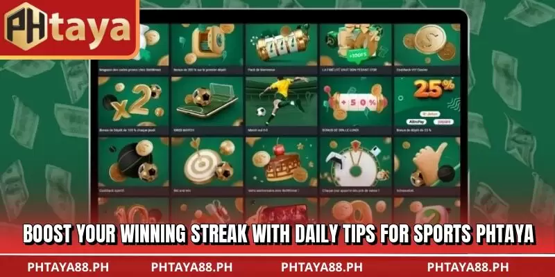 Boost your winning streak with daily tips for Sports PHTAYA