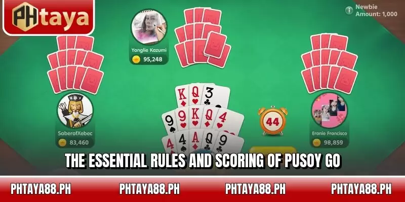 The essential rules and scoring of Pusoy Go