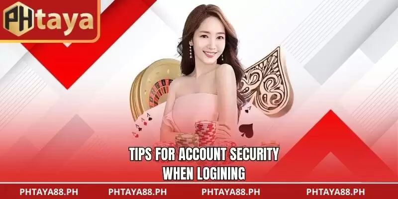 Tips for Account Security When Logining