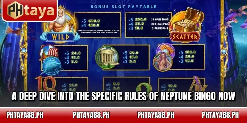 A deep dive into the specific rules of Neptune bingo now